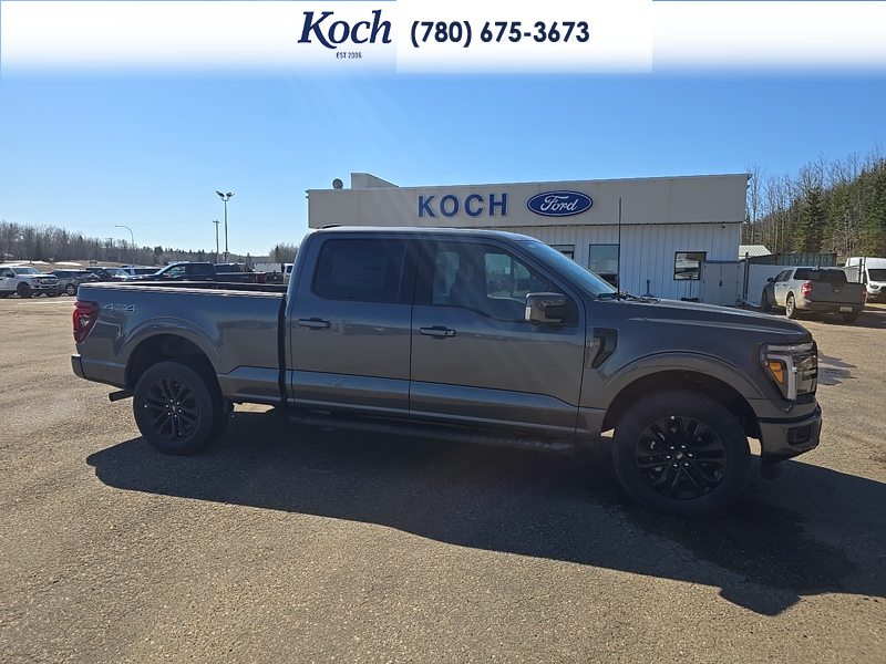 NEW 2026 Ford F-150 LARIAT - Carbonized Grey Metallic Exterior / BLACK Interior - $77,297 - Stock #A26087 - VIN 1FTFW5L86TKD29186 - Photo 14