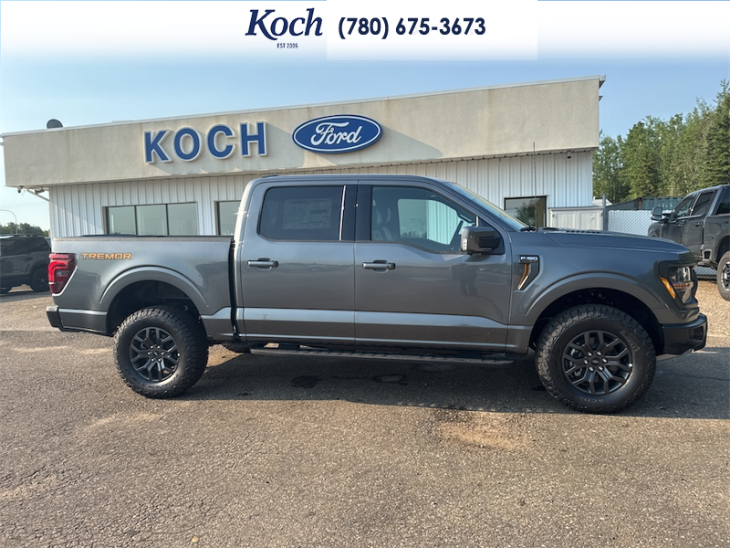 NEW 2026 Ford F-150 Tremor - Carbonized Grey Metallic Exterior / BLACK, UNIQUE TREMOR LEATHER-TRIMMED BUCKET SEATS Interior - $88,012 - Stock #A26219 - VIN 1FTFW4L8XTFB45534 - Photo 14