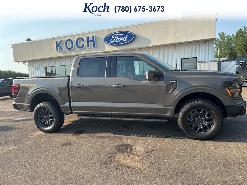 NEW 2026 Ford F-150 Tremor - Marsh Grey Exterior / BLACK, UNIQUE TREMOR LEATHER-TRIMMED BUCKET SEATS Interior - $100,935 - Stock #A26222 - VIN 1FTFW4L87TFB48388 - Photo 14