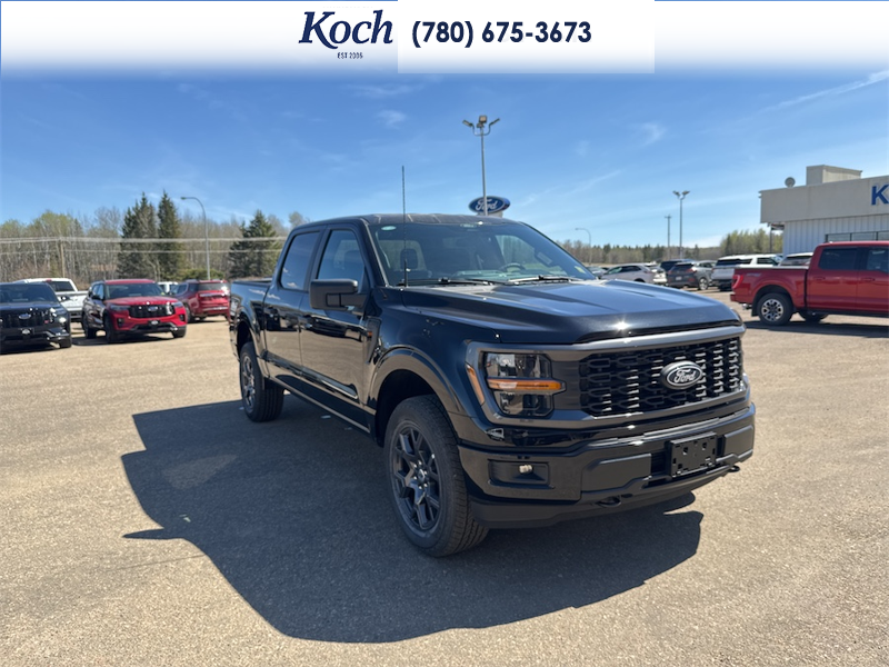 NEW 2026 Ford F-150 STX - Agate Black Exterior / BLACK ONYX/BLUE PREM LEATHER SEATS Interior - $63,955 - Stock #A26152 - VIN 1FTEW2LP1TKD67846 - Photo 15