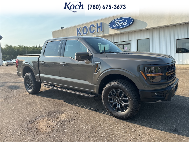NEW 2026 Ford F-150 Tremor - Marsh Grey Exterior / BLACK, UNIQUE TREMOR LEATHER-TRIMMED BUCKET SEATS Interior - $100,935 - Stock #A26222 - VIN 1FTFW4L87TFB48388 - Photo 15