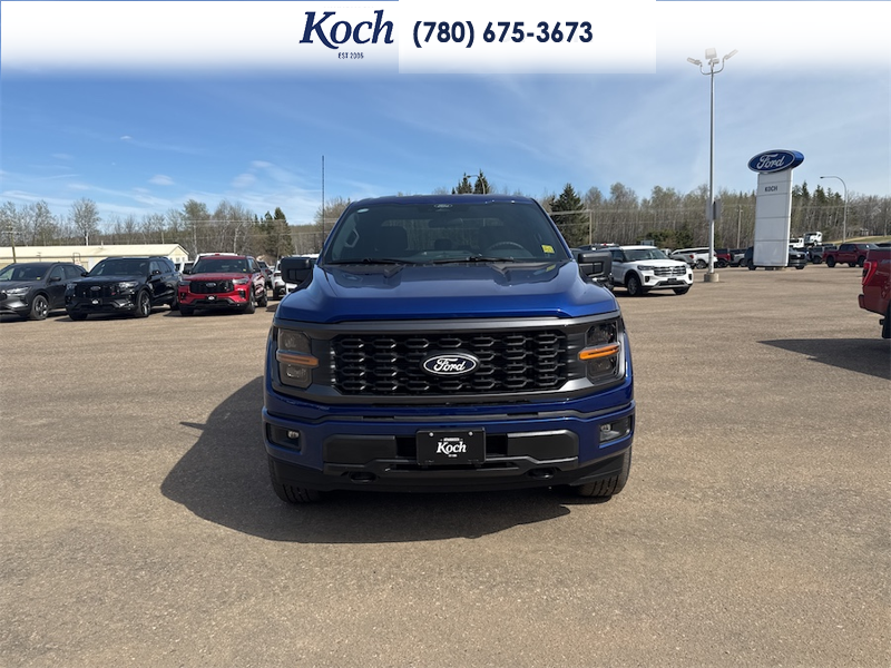 NEW 2026 Ford F-150 STX - Argon Blue Metallic Exterior / BLACK ONYX/BLUE PREM LEATHER SEATS Interior - $63,952 - Stock #A26161 - VIN 1FTEW2LP7TKD68368 - Photo 16