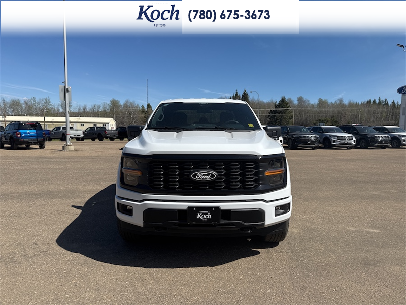 NEW 2026 Ford F-150 STX - Oxford White Exterior / BLACK ONYX/BLUE PREM LEATHER SEATS Interior - $60,901 - Stock #A26150 - VIN 1FTEW2LP5TKD67820 - Photo 16