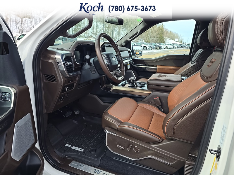 NEW 2026 Ford F-150 King Ranch - Star White Tri-coat Metallic Exterior / JAVA Interior - $97,055 - Stock #A26068 - VIN 1FTFW6L86TFA30702 - Photo 17