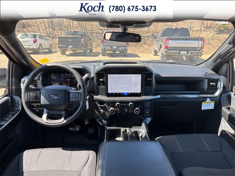 NEW 2026 Ford F-150 STX - Agate Black Exterior / BLACK ONYX/BLUE PREM LEATHER SEATS Interior - $63,955 - Stock #A26152 - VIN 1FTEW2LP1TKD67846 - Photo 19