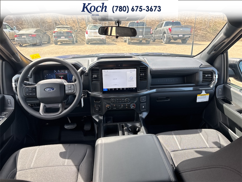 NEW 2026 Ford F-150 STX - Argon Blue Metallic Exterior / BLACK ONYX/BLUE PREM LEATHER SEATS Interior - $63,952 - Stock #A26161 - VIN 1FTEW2LP7TKD68368 - Photo 19