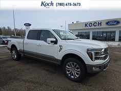 NEW 2026 Ford F-150 King Ranch - Star White Tri-coat Metallic Exterior / JAVA Interior - $97,055 - Stock #A26068 - VIN 1FTFW6L86TFA30702