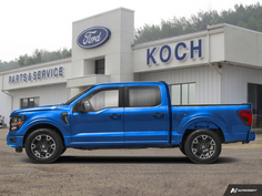 NEW 2026 Ford F-150 STX - Argon Blue Metallic Exterior / BLACK ONYX/BLUE PREM LEATHER SEATS Interior - $63,202 - Stock #A26161 - VIN 1FTEW2LP7TKD68368