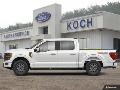 NEW 2026 Ford F-150 Tremor - Oxford White Exterior / BLACK TREMOR LEATHER Interior - $92,020 - Stock #A26213 - VIN 1FTFW4L88TFA60532