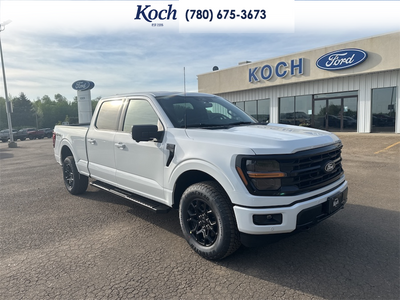 NEW 2026 Ford F-150 XLT - Oxford White Exterior / BLACK SPORT Interior - $76,805 - Stock #A26186 - VIN 1FTFW3L81TKD83404