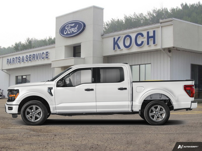 NEW 2026 Ford F-150 XLT - Oxford White Exterior / DARK SLATE CLOTH Interior - $67,740 - Stock #A26183 - VIN 1FTFW3L81TKD84035