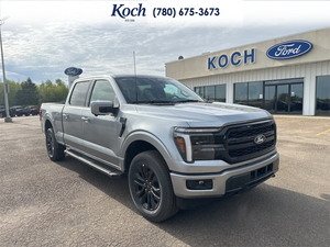 NEW 2026 Ford F-150 LARIAT - Iconic Silver Metallic Exterior / BLACK Interior - $77,297 - Stock #A26077 - VIN 1FTFW5L88TKD37502
