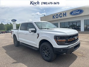 NEW 2026 Ford F-150 Tremor - Oxford White Exterior / BLACK TREMOR LEATHER Interior - $84,893 - Stock #A26213 - VIN 1FTFW4L88TFA60532