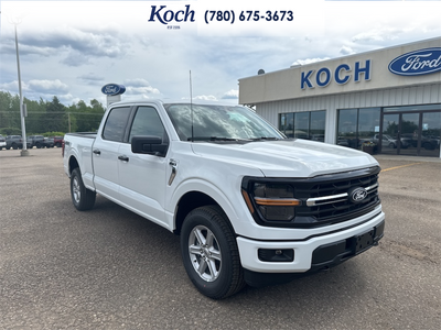 NEW 2026 Ford F-150 XLT - Oxford White Exterior / DARK SLATE CLOTH Interior - $67,740 - Stock #A26183 - VIN 1FTFW3L81TKD84035
