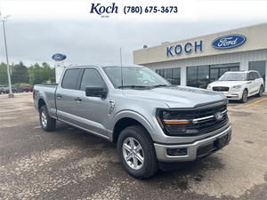 NEW 2026 Ford F-150 XLT - Iconic Silver Metallic Exterior / DARK SLATE CLOTH Interior - $62,664 - Stock #A26185 - VIN 1FTFW3L82TKD81810