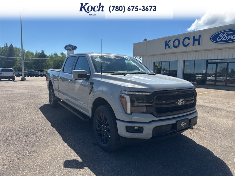 NEW 2026 Ford F-150 LARIAT - Avalanche Exterior / BLACK, ACTIVEX TRIMMED 40/CONSOLE/40 FRONT SEATS (B) Interior - $84,235 - Stock #A26209 - VIN 1FTFW5L88TKE41021 - Photo 1