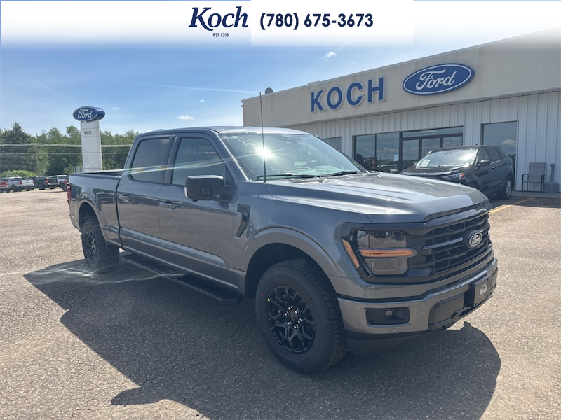 NEW 2026 Ford F-150 XLT - Carbonized Grey Metallic Exterior / BLACK, UNIQUE SPORT CLOTH 40/CONSOLE/40 FRONT-SEATS Interior - $72,098 - Stock #A26218 - VIN 1FTFW3L88TKE41539 - Photo 1