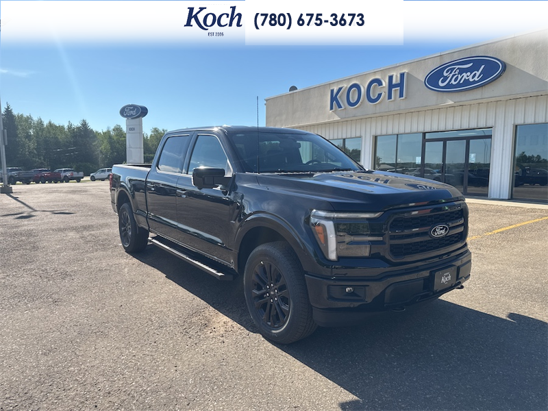 NEW 2026 Ford F-150 LARIAT - Agate Black Metallic Exterior / BLACK, ACTIVEX TRIMMED 40/CONSOLE/40 FRONT SEATS (B) Interior - $84,235 - Stock #A26216 - VIN 1FTFW5L82TKE41189 - Photo 1