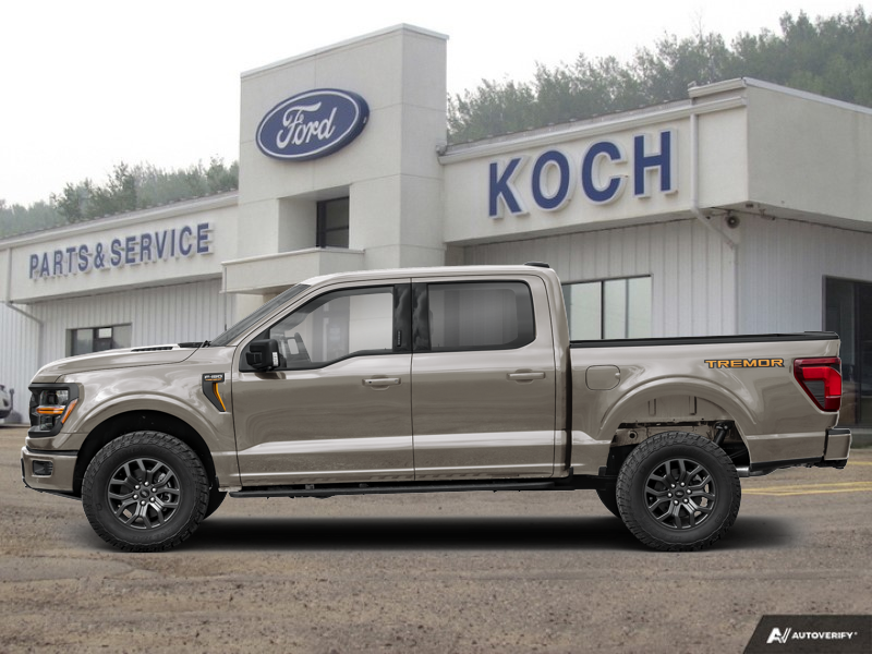 NEW 2026 Ford F-150 Tremor - Marsh Grey Exterior / BLACK, UNIQUE TREMOR LEATHER-TRIMMED BUCKET SEATS Interior - $96,685 - Stock #A26222 - VIN 1FTFW4L87TFB48388 - Photo 1