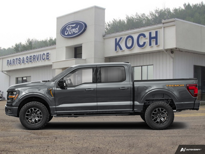 NEW 2026 Ford F-150 Tremor - Carbonized Grey Metallic Exterior / BLACK, UNIQUE TREMOR LEATHER-TRIMMED BUCKET SEATS Interior - $99,119 - Stock #A26227 - VIN 1FTFW4L84TFB54553