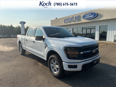 NEW 2026 Ford F-150 XLT - Oxford White Exterior / BLACK W/MEDIUM DARK SLATE, CLOTH 40/20/40 FRONT SEAT (M) Interior - $70,690 - Stock #A26228 - VIN 1FTFW3L88TKE54517