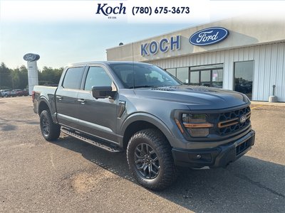 NEW 2026 Ford F-150 Tremor - Carbonized Grey Metallic Exterior / BLACK, UNIQUE TREMOR LEATHER-TRIMMED BUCKET SEATS Interior - $99,820 - Stock #A26219 - VIN 1FTFW4L8XTFB45534