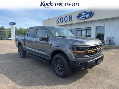 NEW 2026 Ford F-150 Tremor - Carbonized Grey Metallic Exterior / BLACK, UNIQUE TREMOR LEATHER-TRIMMED BUCKET SEATS Interior - $87,395 - Stock #A26227 - VIN 1FTFW4L84TFB54553