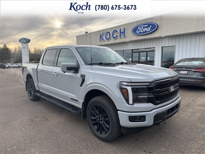 USED 2026 Ford F-150 LARIAT - Avalanche Grey Exterior - $79,995 - Stock #A26213A - VIN 1FTFW5LD5TFA21092