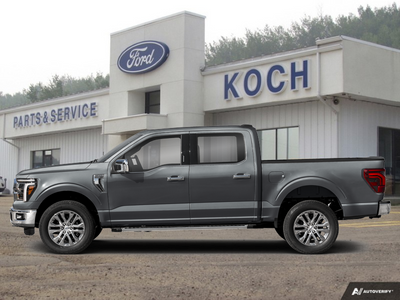 NEW 2026 Ford F-150 LARIAT - Carbonized Grey Metallic Exterior / BLACK, ACTIVEX TRIMMED 40/CONSOLE/40 FRONT SEATS (B) Interior - $85,290 - Stock #A26277 - VIN 1FTFW5L82TFC20619