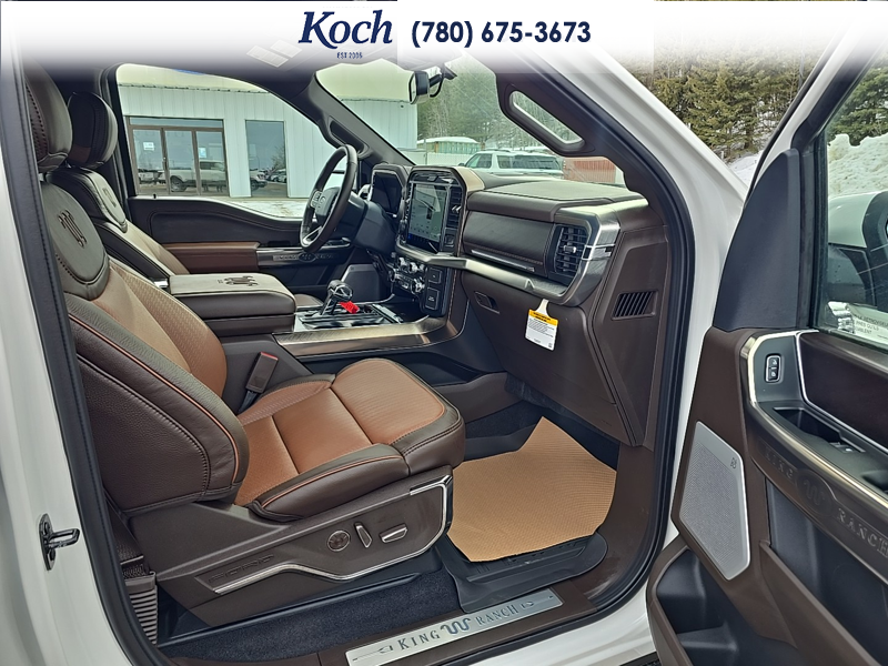 NEW 2026 Ford F-150 King Ranch - Star White Tri-coat Metallic Exterior / JAVA Interior - $97,055 - Stock #A26068 - VIN 1FTFW6L86TFA30702 - Photo 21