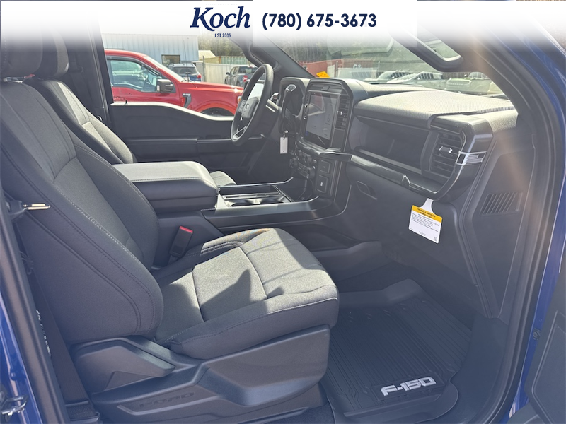 NEW 2026 Ford F-150 STX - Argon Blue Metallic Exterior / BLACK ONYX/BLUE PREM LEATHER SEATS Interior - $63,952 - Stock #A26161 - VIN 1FTEW2LP7TKD68368 - Photo 21