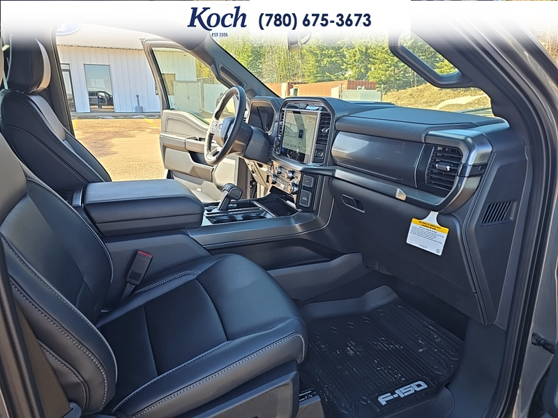 NEW 2026 Ford F-150 LARIAT - Carbonized Grey Metallic Exterior / BLACK Interior - $77,297 - Stock #A26087 - VIN 1FTFW5L86TKD29186 - Photo 21