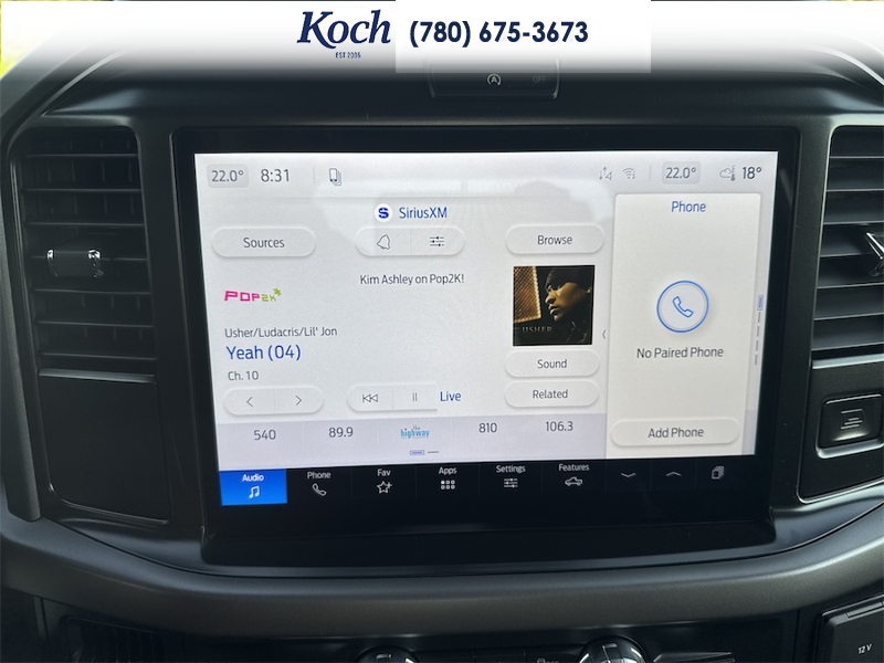 NEW 2026 Ford F-150 XLT - Oxford White Exterior / BLACK W/MEDIUM DARK SLATE, CLOTH 40/20/40 FRONT SEAT (M) Interior - $70,690 - Stock #A26228 - VIN 1FTFW3L88TKE54517 - Photo 24