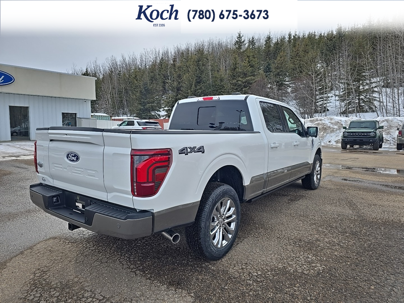 NEW 2026 Ford F-150 King Ranch - Star White Tri-coat Metallic Exterior / JAVA Interior - $97,055 - Stock #A26068 - VIN 1FTFW6L86TFA30702 - Photo 2