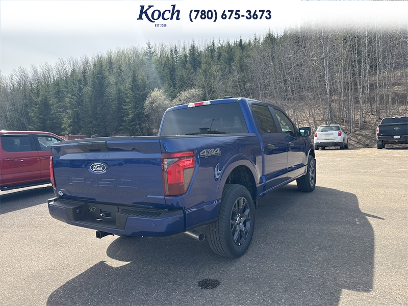 NEW 2026 Ford F-150 STX - Argon Blue Metallic Exterior / BLACK ONYX/BLUE PREM LEATHER SEATS Interior - $63,952 - Stock #A26161 - VIN 1FTEW2LP7TKD68368 - Photo 2