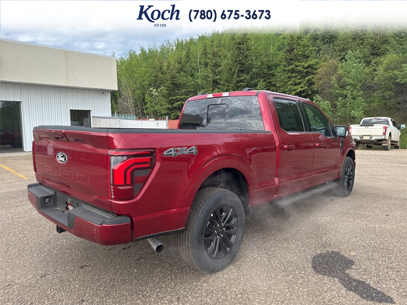 NEW 2026 Ford F-150 LARIAT - Ruby Red Tri-coat Metallic Exterior / BLACK Interior - $84,310 - Stock #A26099 - VIN 1FTFW5L88TKD40612 - Photo 2