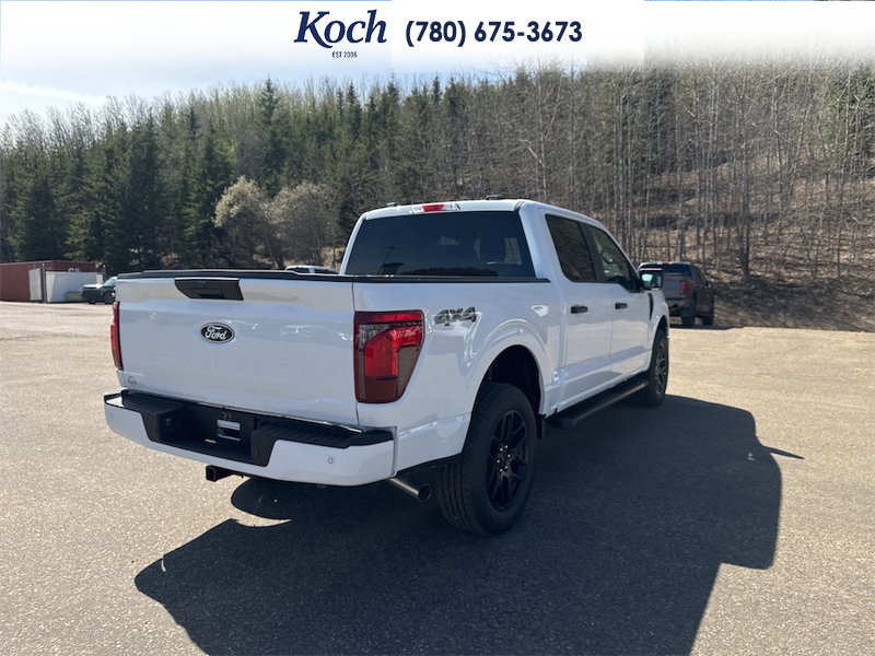 NEW 2026 Ford F-150 STX - Oxford White Exterior / BLACK ONYX/BLUE PREM LEATHER SEATS Interior - $60,901 - Stock #A26150 - VIN 1FTEW2LP5TKD67820 - Photo 2