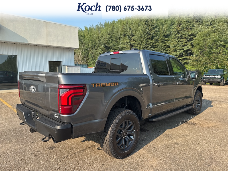 NEW 2026 Ford F-150 Tremor - Carbonized Grey Metallic Exterior / BLACK, UNIQUE TREMOR LEATHER-TRIMMED BUCKET SEATS Interior - $88,012 - Stock #A26219 - VIN 1FTFW4L8XTFB45534 - Photo 2