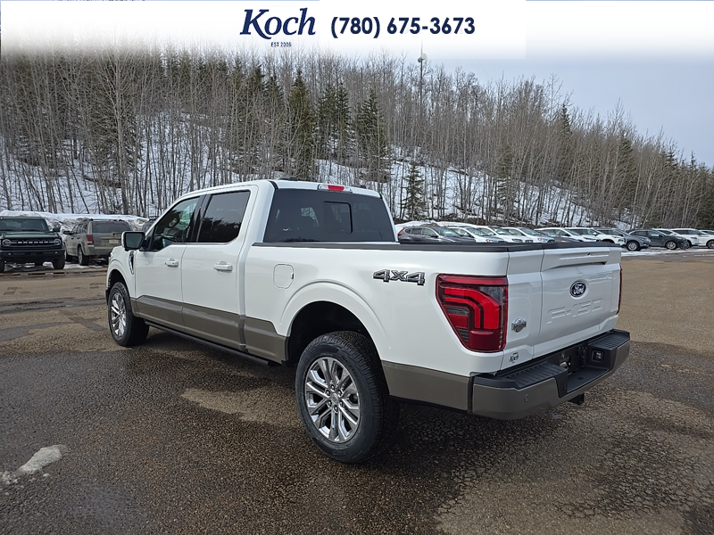 NEW 2026 Ford F-150 King Ranch - Star White Tri-coat Metallic Exterior / JAVA Interior - $97,055 - Stock #A26068 - VIN 1FTFW6L86TFA30702 - Photo 3