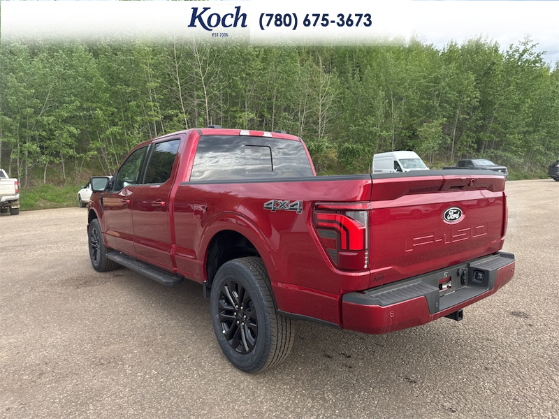 NEW 2026 Ford F-150 LARIAT - Ruby Red Tri-coat Metallic Exterior / BLACK Interior - $84,310 - Stock #A26099 - VIN 1FTFW5L88TKD40612 - Photo 3