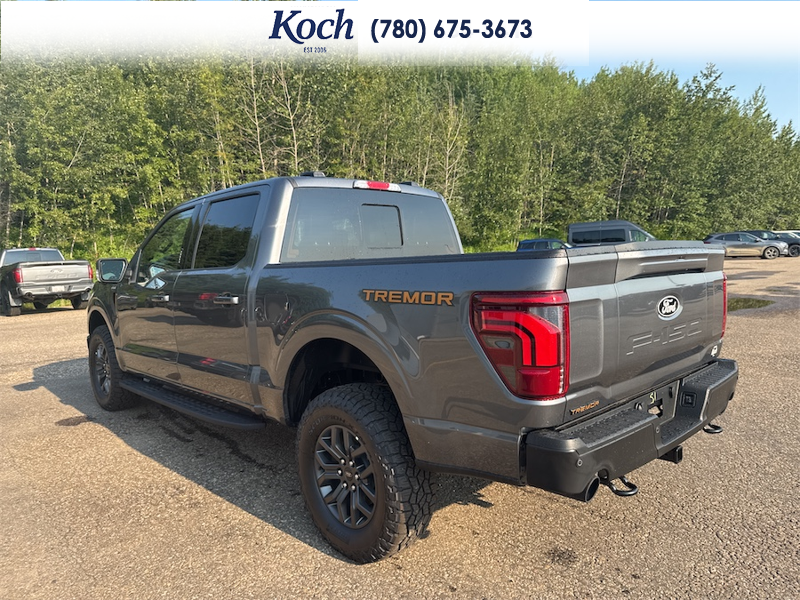 NEW 2026 Ford F-150 Tremor - Carbonized Grey Metallic Exterior / BLACK, UNIQUE TREMOR LEATHER-TRIMMED BUCKET SEATS Interior - $88,012 - Stock #A26219 - VIN 1FTFW4L8XTFB45534 - Photo 3