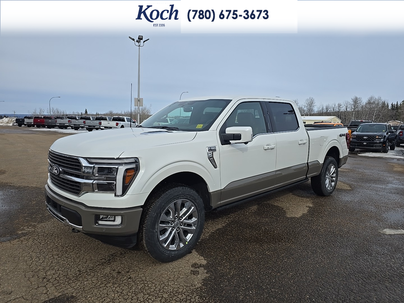 NEW 2026 Ford F-150 King Ranch - Star White Tri-coat Metallic Exterior / JAVA Interior - $97,055 - Stock #A26068 - VIN 1FTFW6L86TFA30702 - Photo 4