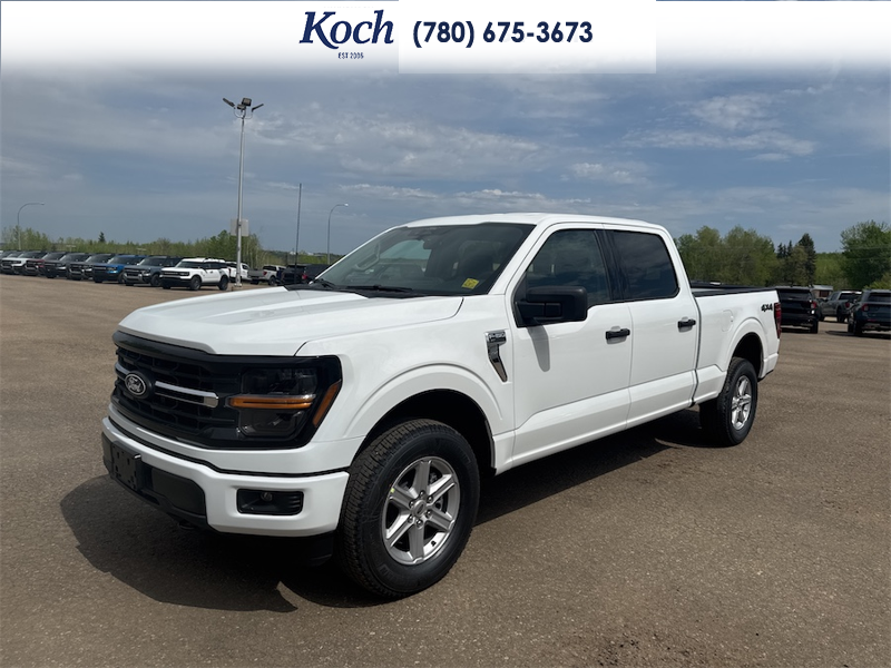 NEW 2026 Ford F-150 XLT - Oxford White Exterior / DARK SLATE CLOTH Interior - $67,740 - Stock #A26184 - VIN 1FTFW3L89TKD81786 - Photo 4