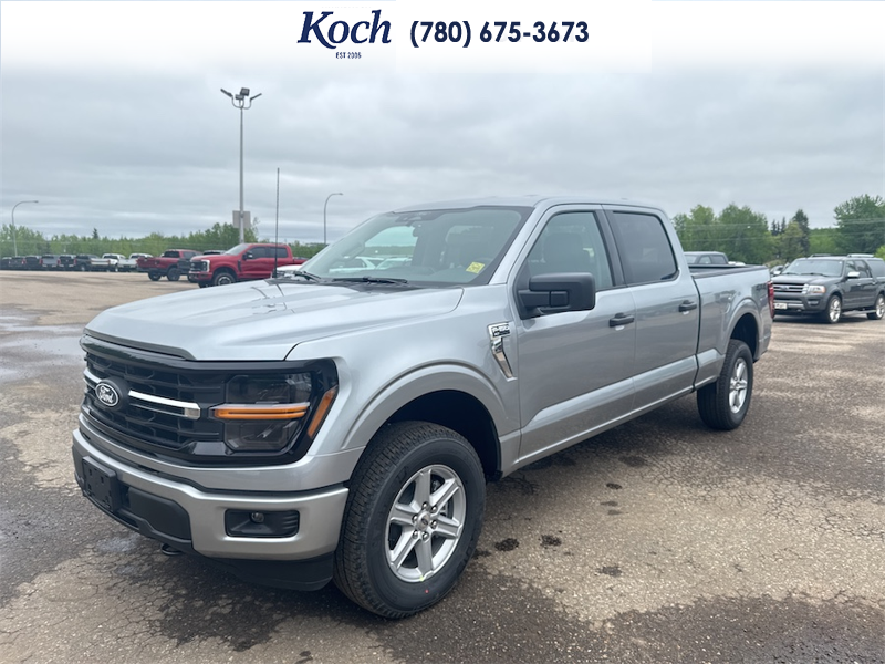 NEW 2026 Ford F-150 XLT - Iconic Silver Metallic Exterior / DARK SLATE CLOTH Interior - $67,740 - Stock #A26185 - VIN 1FTFW3L82TKD81810 - Photo 4