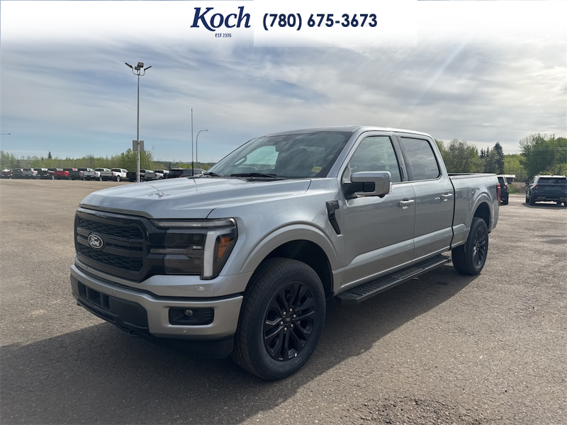 NEW 2026 Ford F-150 LARIAT - Iconic Silver Metallic Exterior / BLACK Interior - $77,297 - Stock #A26077 - VIN 1FTFW5L88TKD37502 - Photo 4