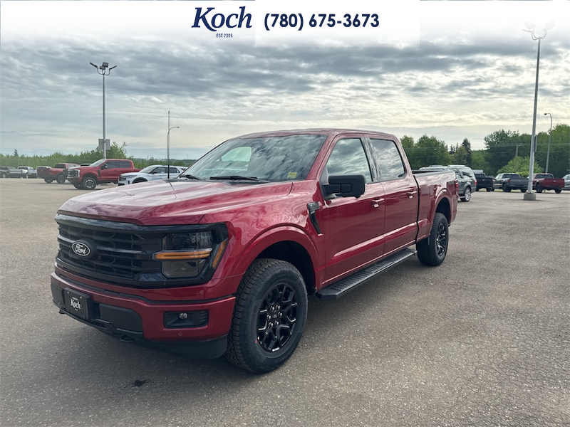 NEW 2026 Ford F-150 XLT - Ruby Red Metallic Tinted Clearcoat Exterior - $70,459 - Stock #A26100 - VIN 1FTFW3L84TKD52776 - Photo 4