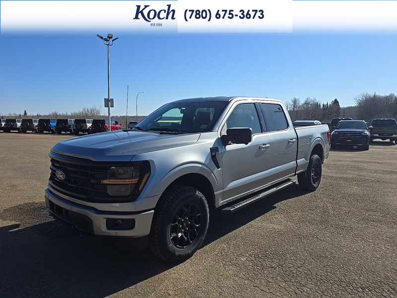 NEW 2026 Ford F-150 XLT - Iconic Silver Metallic Exterior / BLACK, UNIQUE SPORT CLOTH 40/CONSOLE/40 FRONT-SEATS Interior - $69,931 - Stock #A26081 - VIN 1FTFW3L8XTKD29213 - Photo 4