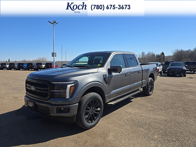 NEW 2026 Ford F-150 LARIAT - Carbonized Grey Metallic Exterior / BLACK Interior - $77,297 - Stock #A26087 - VIN 1FTFW5L86TKD29186 - Photo 4