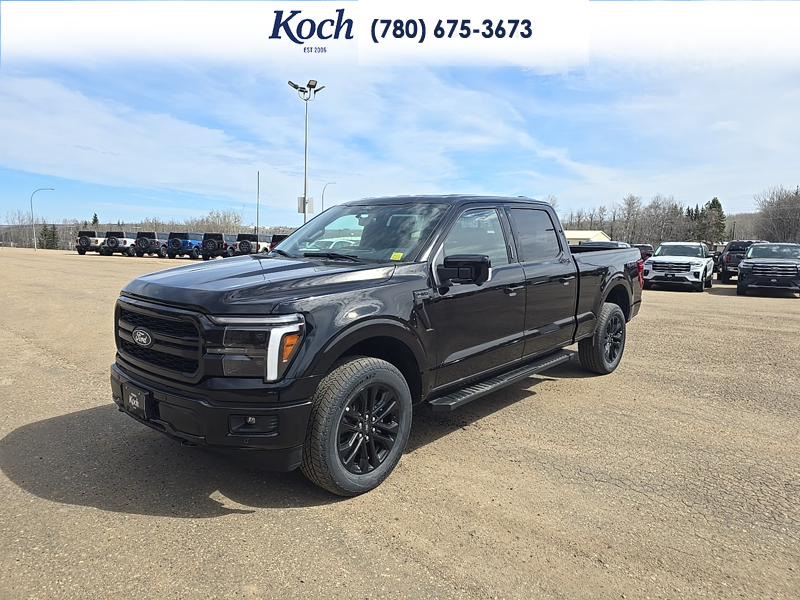 NEW 2026 Ford F-150 LARIAT - Agate Black Exterior / BLACK Interior - $77,297 - Stock #A26092 - VIN 1FTFW5L80TKD43875 - Photo 4