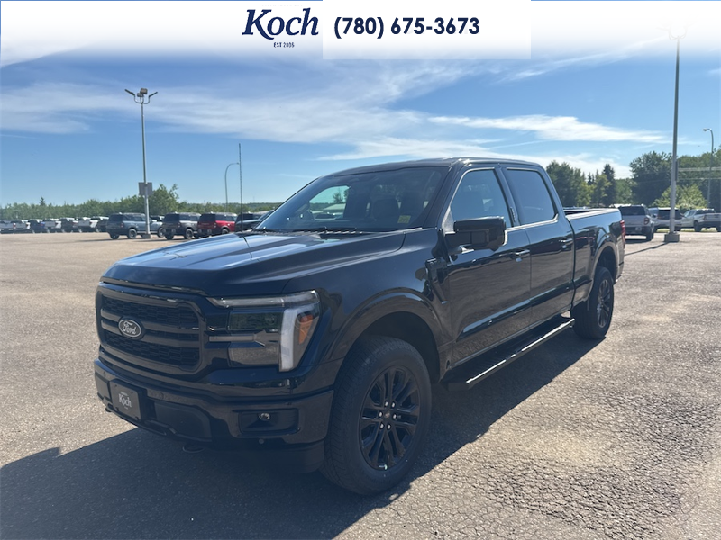 NEW 2026 Ford F-150 LARIAT - Agate Black Metallic Exterior / BLACK, ACTIVEX TRIMMED 40/CONSOLE/40 FRONT SEATS (B) Interior - $84,235 - Stock #A26216 - VIN 1FTFW5L82TKE41189 - Photo 4